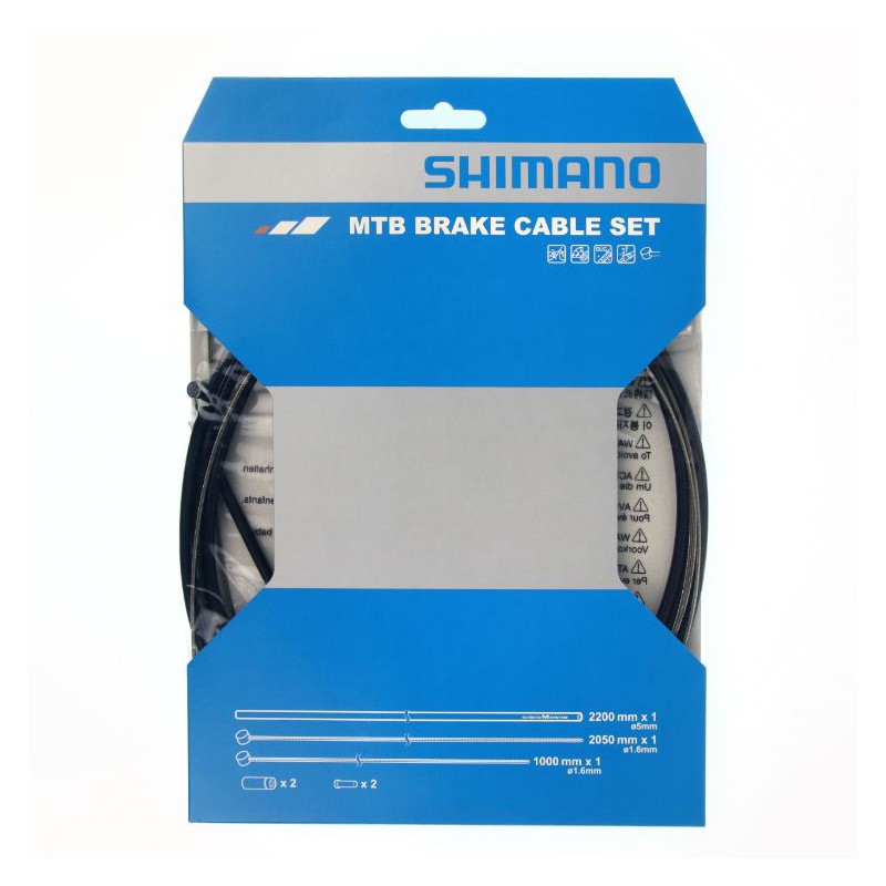 Shimano Kit Cavo Freno MTB Acciaio Inox SUS Nero