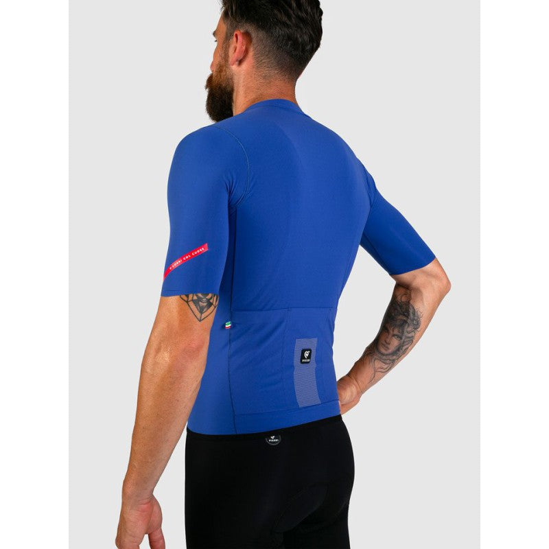 Pissei Maglia Prima Pelle Blu Indigo