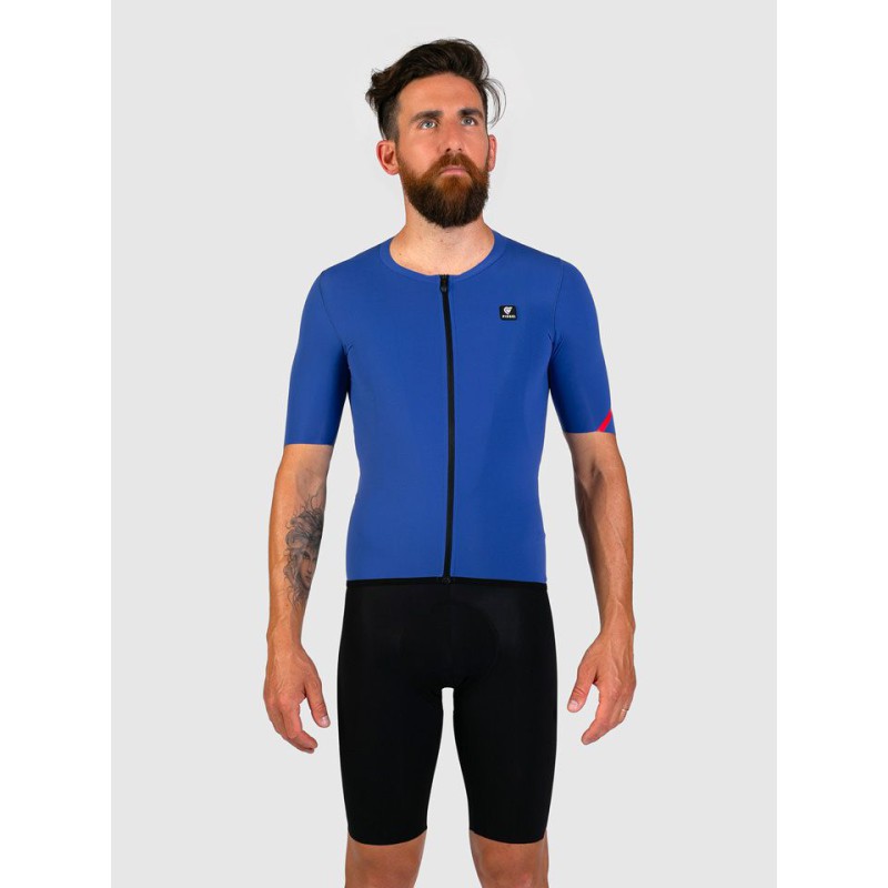 Pissei Maglia Prima Pelle Blu Indigo