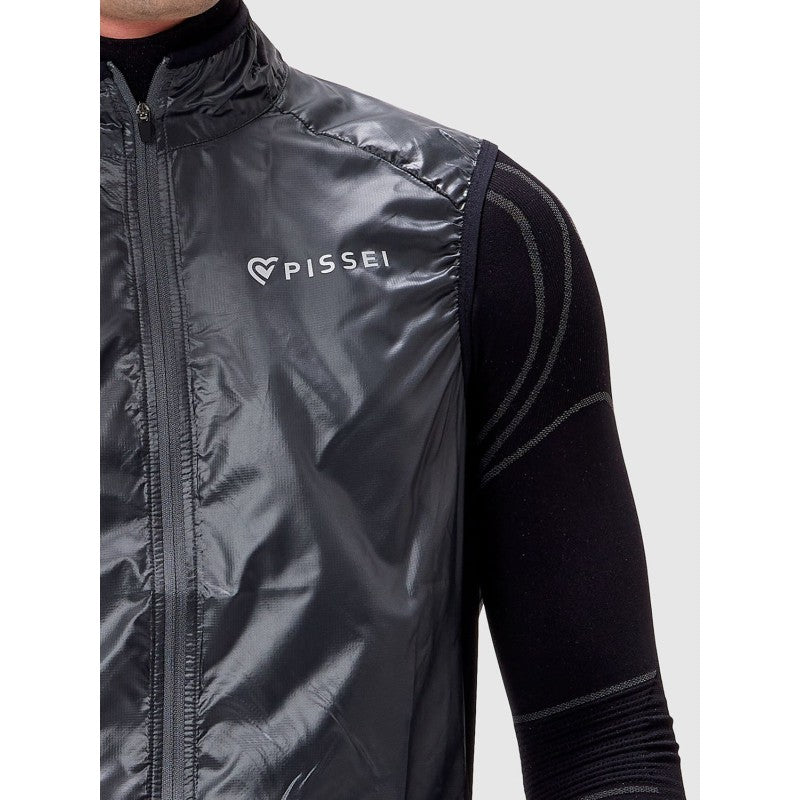 Pissei Gilet Antivento Amiata Nero
