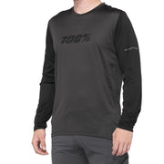 100% Maglia Invernale Ridecamp Black/Charcoal