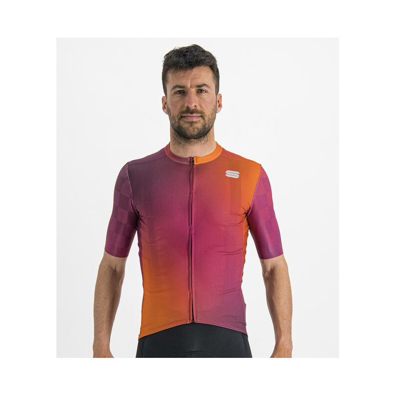 Sportful Maglia Rocket Cyclamen Carrot Prune
