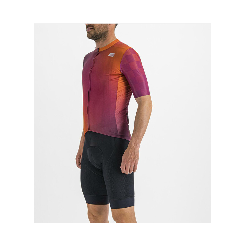 Sportful Maglia Rocket Cyclamen Carrot Prune