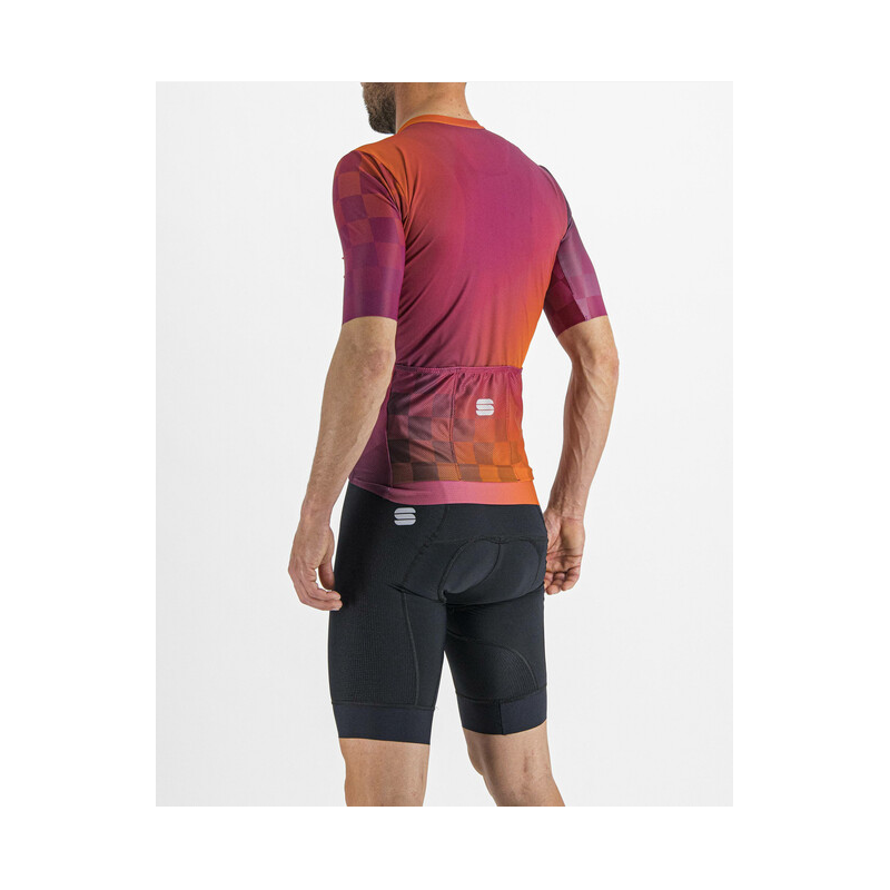 Sportful Maglia Rocket Cyclamen Carrot Prune