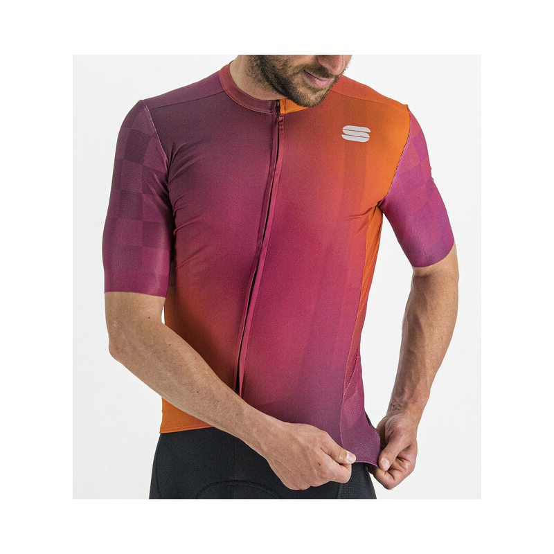 Sportful Maglia Rocket Cyclamen Carrot Prune