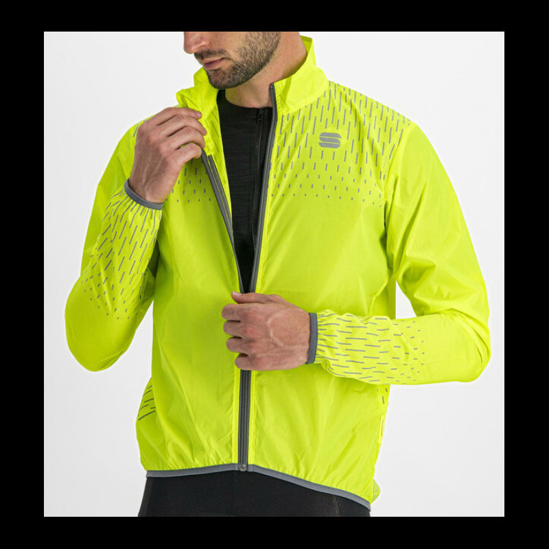 Sportful Mantellina Antivento Reflex Giallo Fluo