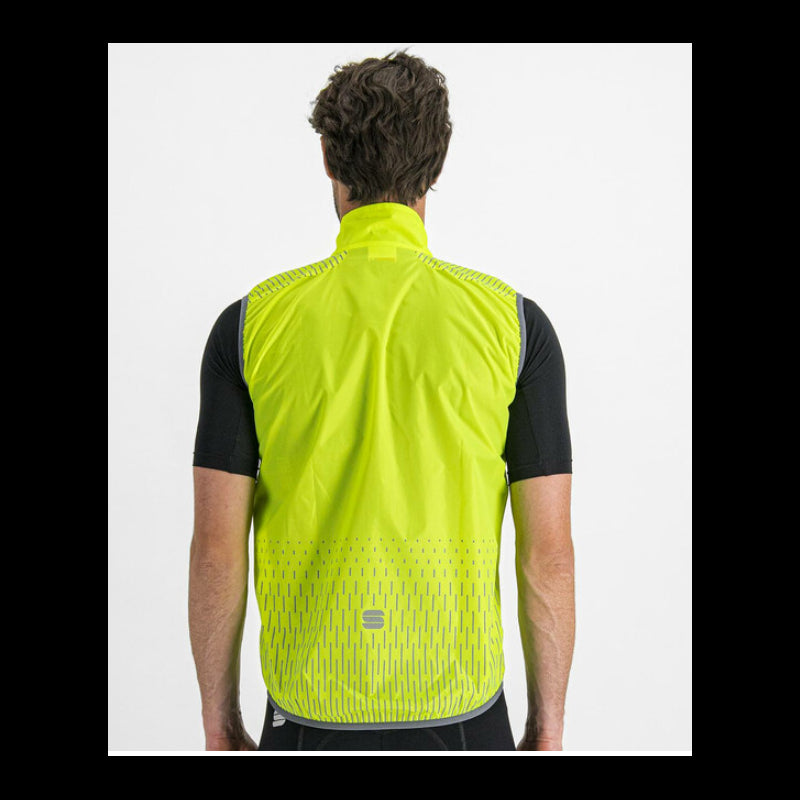 Sportful Gilet Antivento Reflex Giallo Fluo