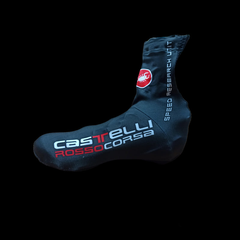 Castelli Copriscarpe Estivi  Aero Race Rossocorsa Lycra