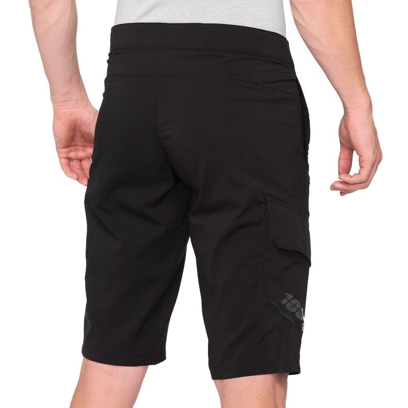 100% Pantaloncino Mtb Ridecamp Con Fondello Black