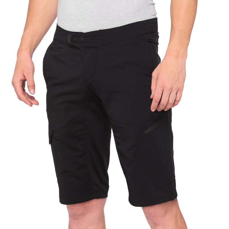 100% Pantaloncino Mtb Ridecamp Con Fondello Black