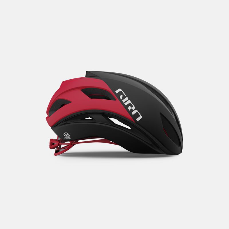 Giro Casco Eclipse Spherical  Matte Black/White/Red