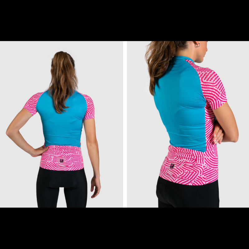 Pissei Maglia Estiva Donna Sanremo 22 Celeste/Rosa