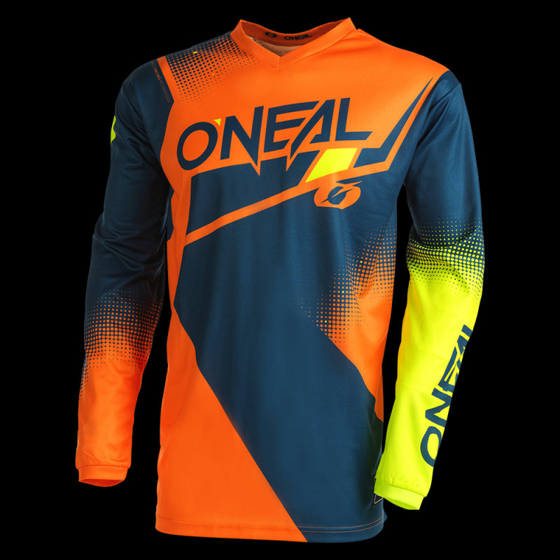 O'Neal Maglia Element Racewear V.22 Blue/Orange/Neon Yellow