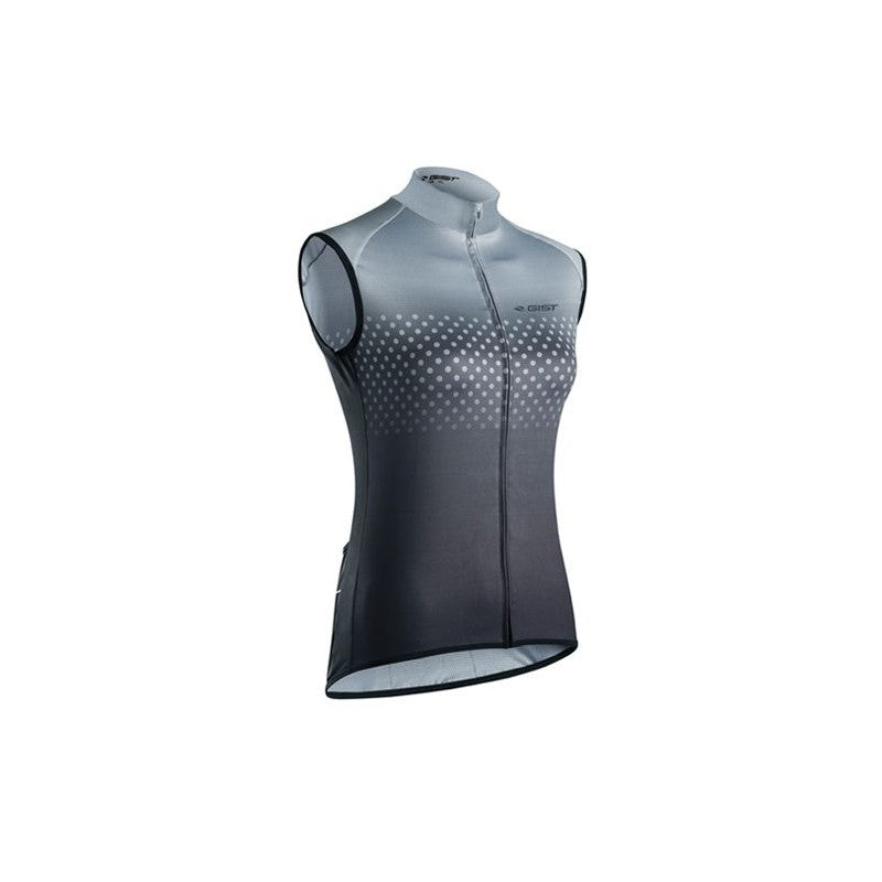 Gist Maglia Estiva Smanicata Donna Pois Grigio