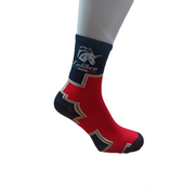 Kit 3 Paia Calibre Calze Team Bmc Rosso/Nero 13cm