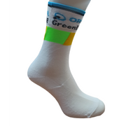 KIT 3 Paia Orica Greenedge Calze Team Bianco 18cm