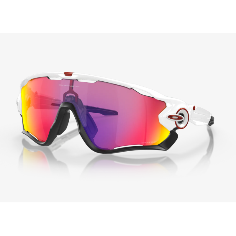 Oakley Occhiali Jawbreaker Polished White Prizm Road