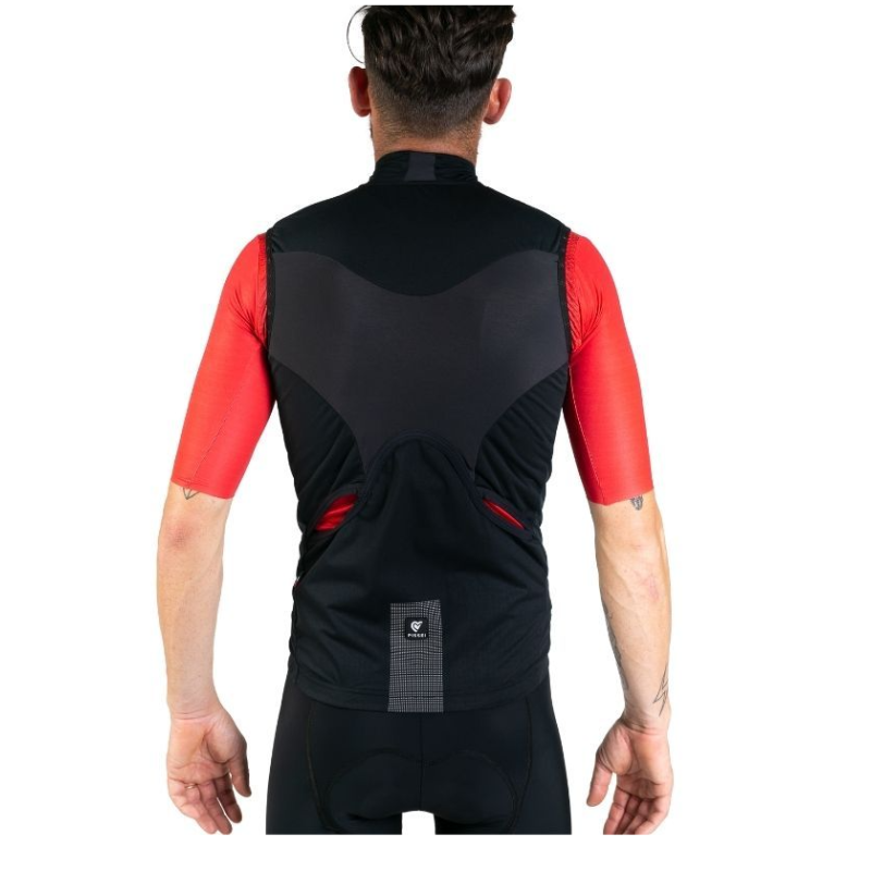 Pissei Gilet Antiacqua Vento Light Nero