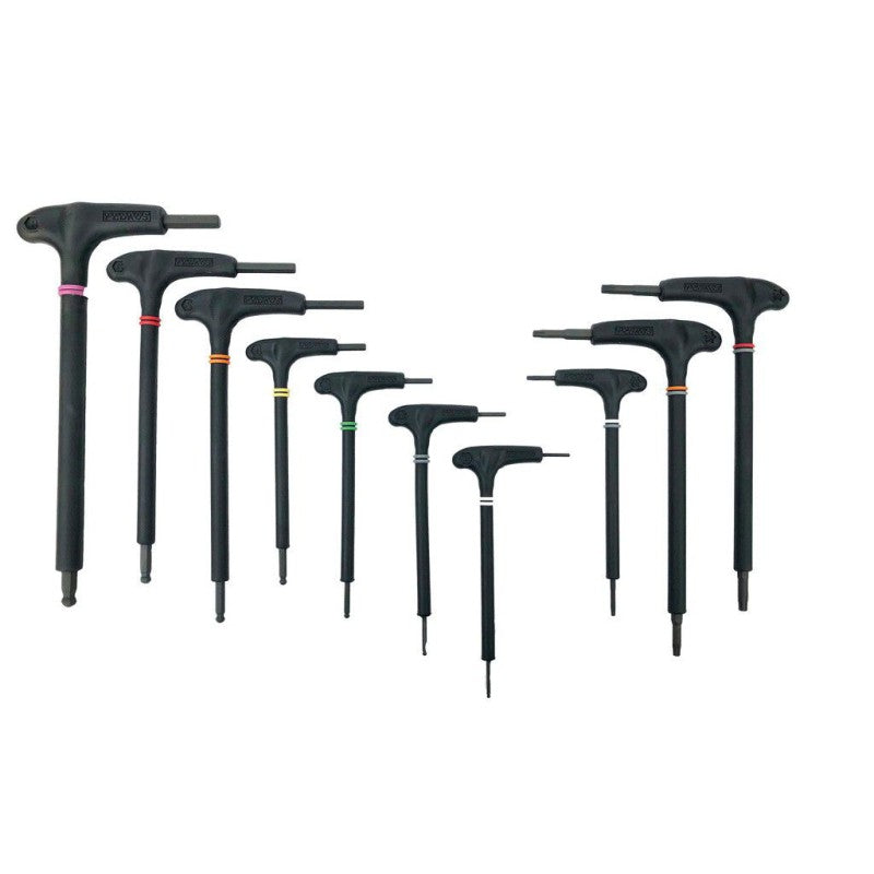 Pedros Pro T/L Handle Hex & Torx Set Pedros 10 pezzi