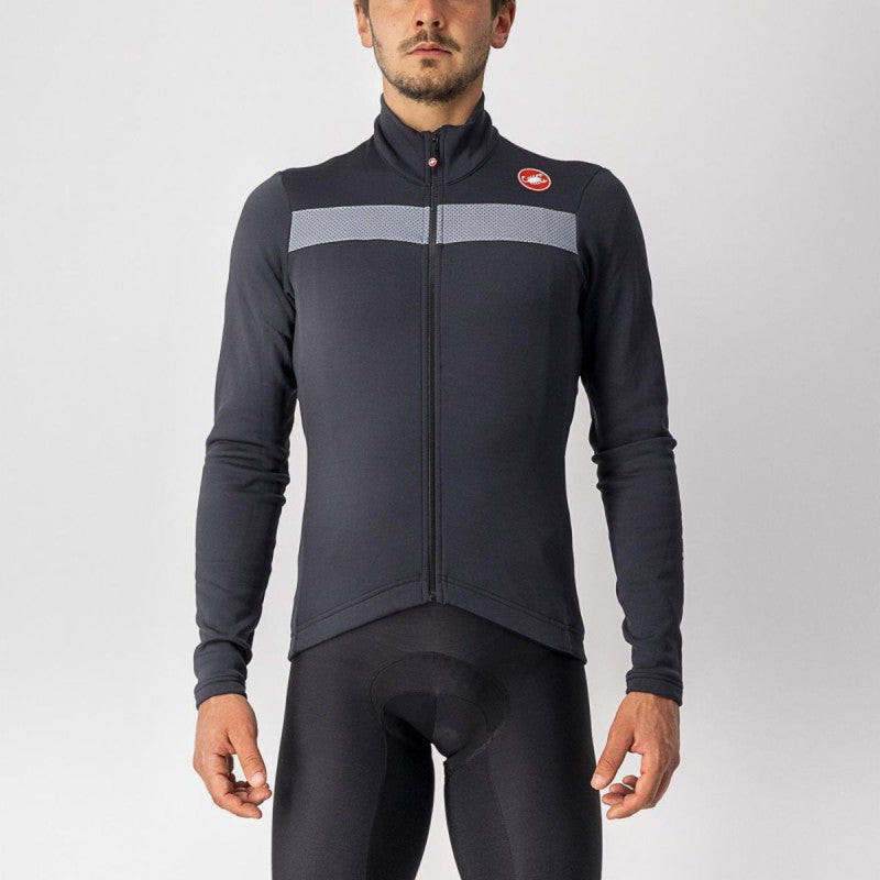 Castelli Maglia Puro 3 Black/Silver Reflex