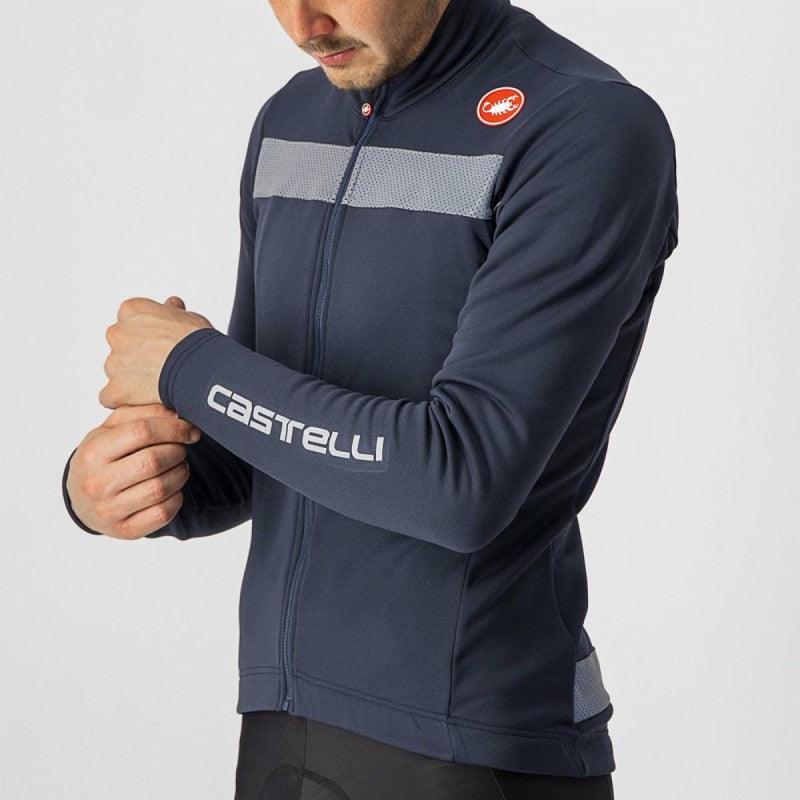Castelli Maglia Puro 3 Savile Blue/Silver Reflex