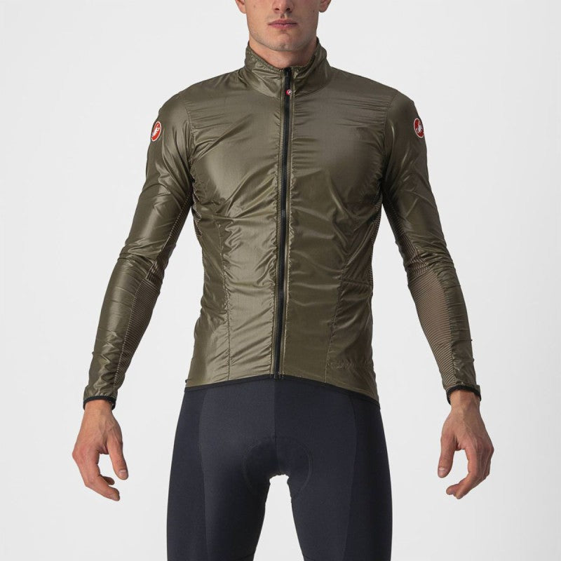 Castelli Mantellina Aria Shell Jacket Moss Brown