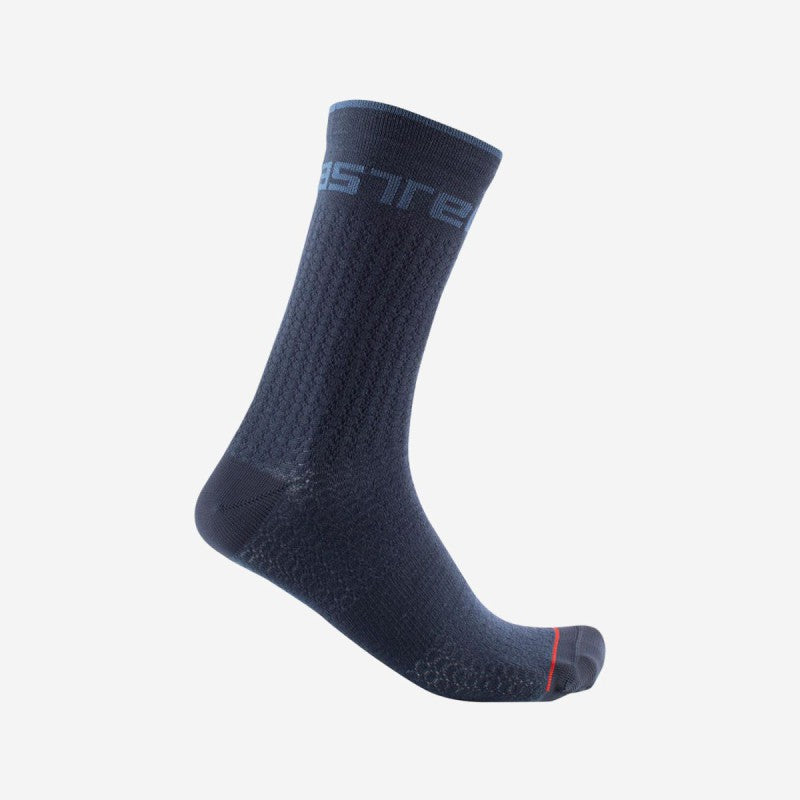 Castelli Calzini Invernali Distanza 20 Savile Blue