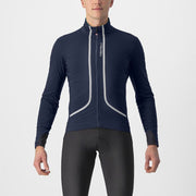 Castelli Giubbino Flight Air Savile Blue/Silver Gray-Stell