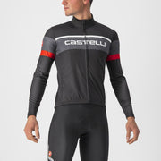 Castelli Maglia Invernale Passista Black/Dark Gray/Red