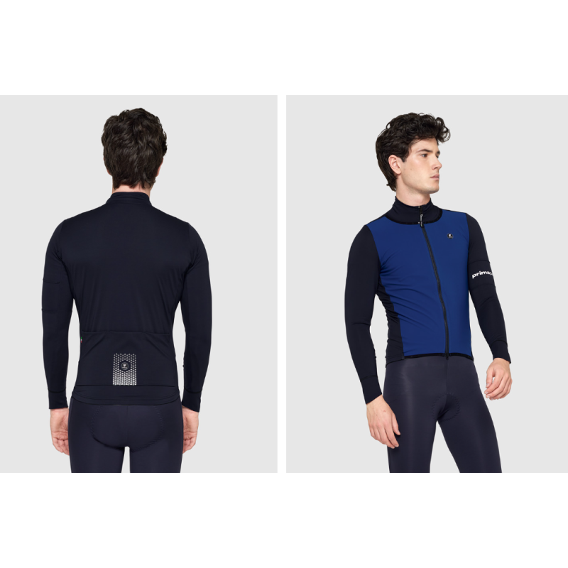 Pissei Giacca Prima Pelle Vanp Plus Blu/Nero