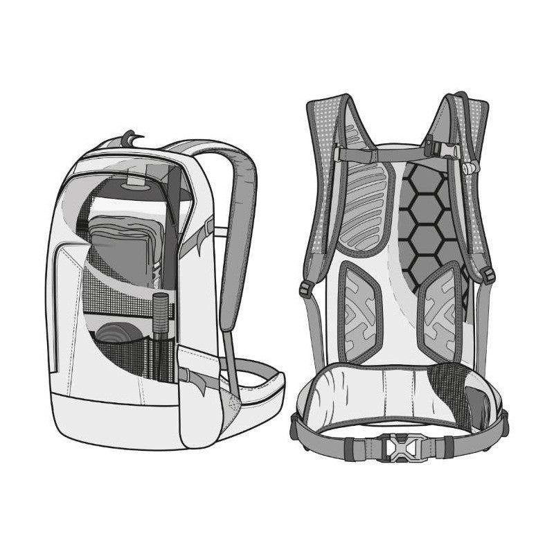 Amplifi Zaino E-MTB Etrack 23l Black M/L