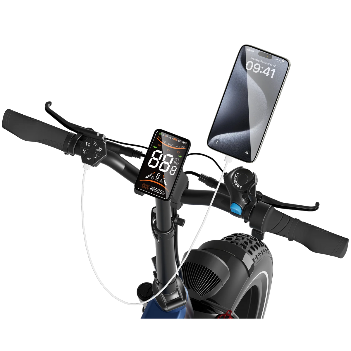 G-Force Bici Elettrica Fat Bike RC2
