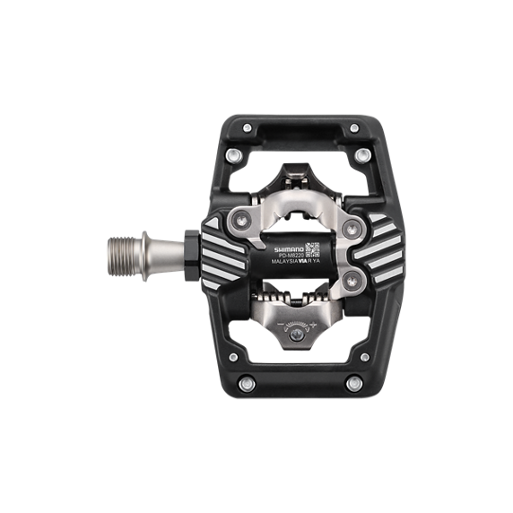 Shimano Pedali Deore XT PD-M8220 MTB SPD Trail/Enduro Due Lati Nero