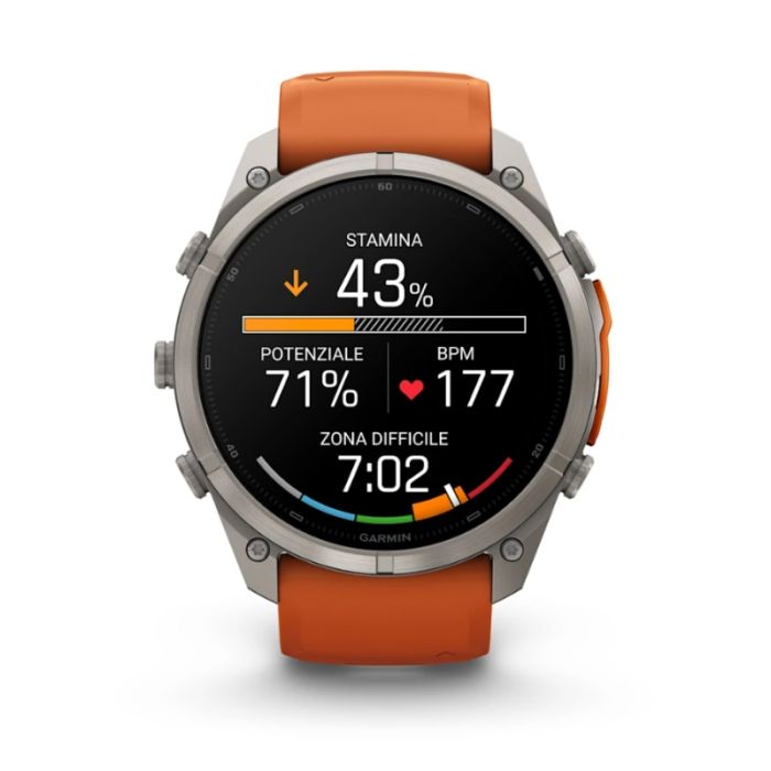 Garmin Fenix 9 Pro Amoled 51mm InReach Titanium Cinturino Autumn