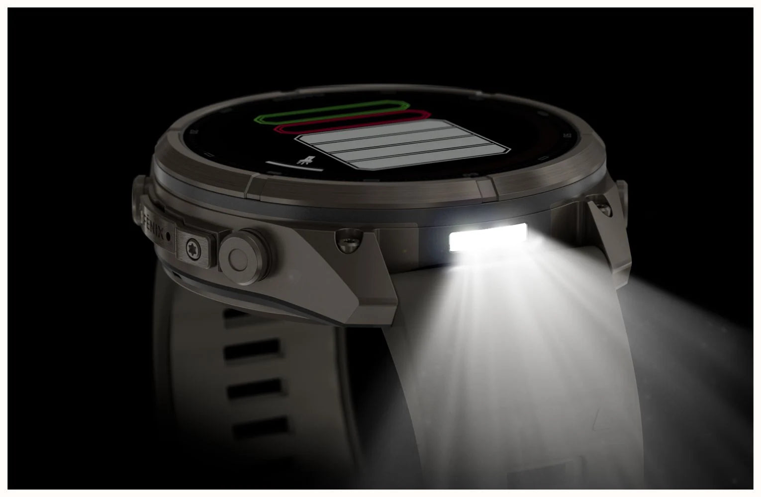 Garmin Fenix 9 Pro Solar 51mm InReach Titanium cinturino Grigio