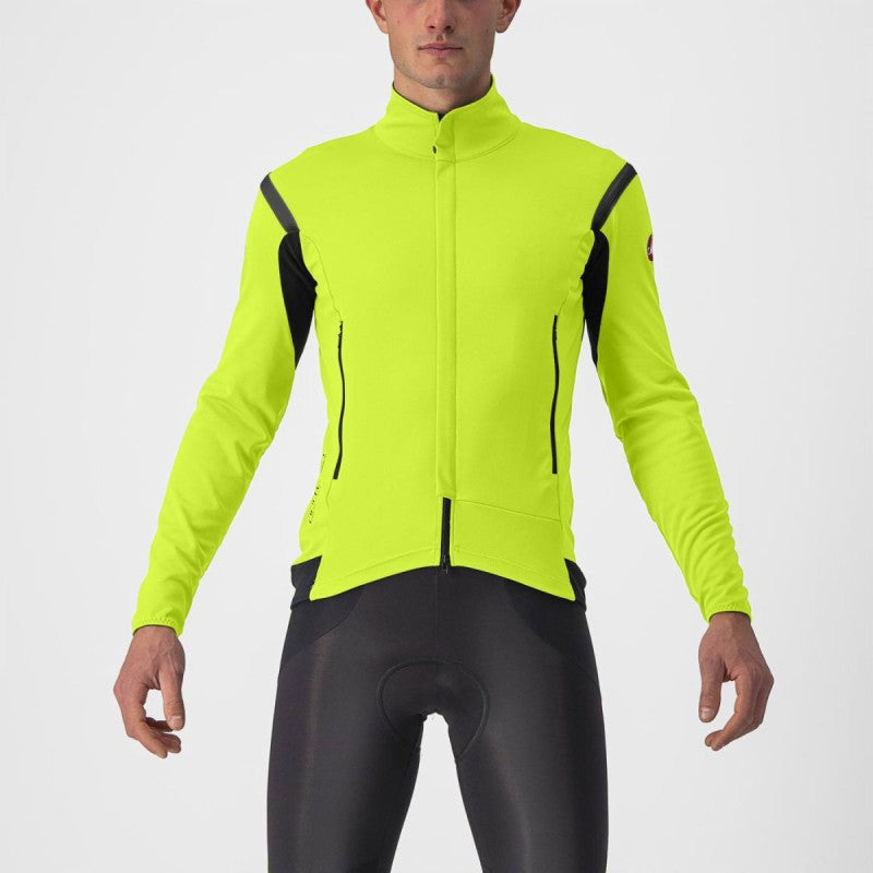 Castelli Giubbino Perfetto Ros 2 Electric Lime/Dark Grey
