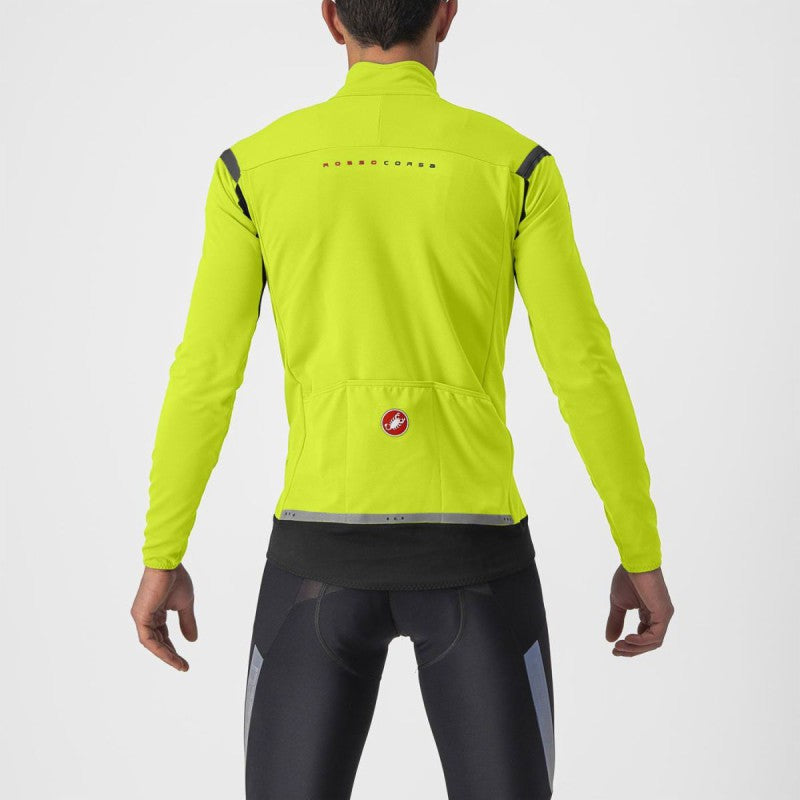 Castelli Giubbino Perfetto Ros 2 Electric Lime/Dark Grey