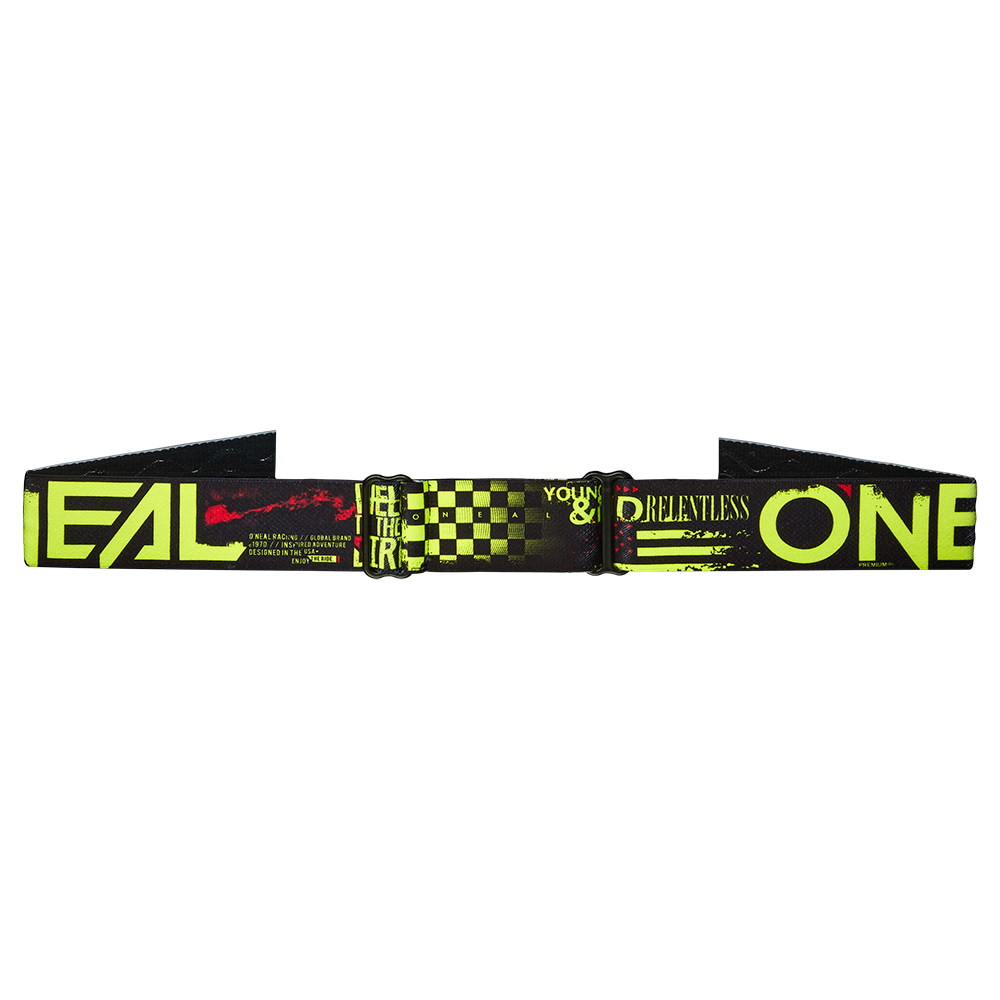 O'Neal Maschera B-10 Goggle Attack Black/Neon Yellow Clear