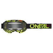 O'Neal Maschera B-10 Goggle Attack Black/Neon Yellow Clear