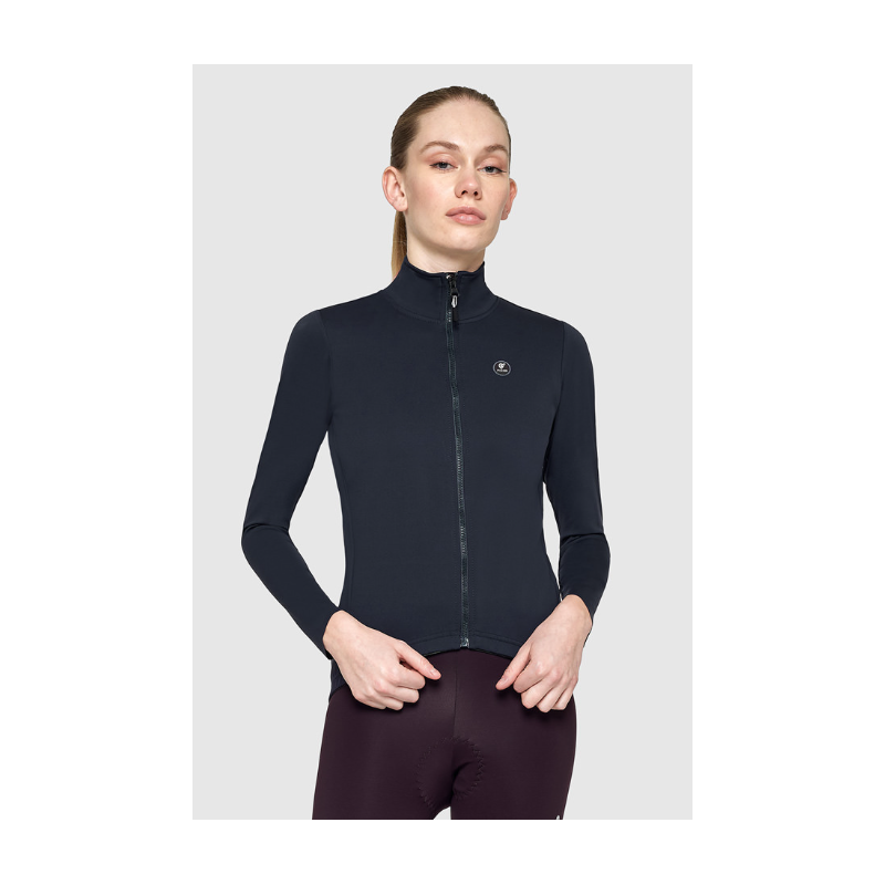 Pissei Giubbino Donna Prima Pelle Blu/Nero