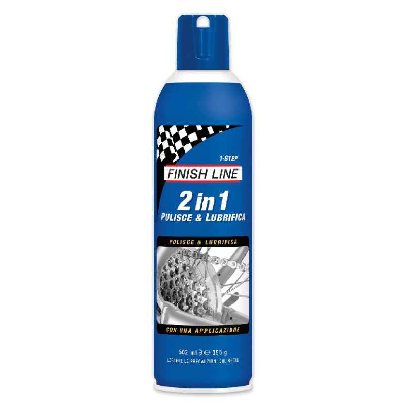Finish Line 2 In 1 Pulente E Lubrificante Spray 500 Ml
