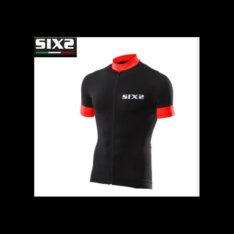 Sixs Maglia Estiva Bike 3 Nero/Rosso