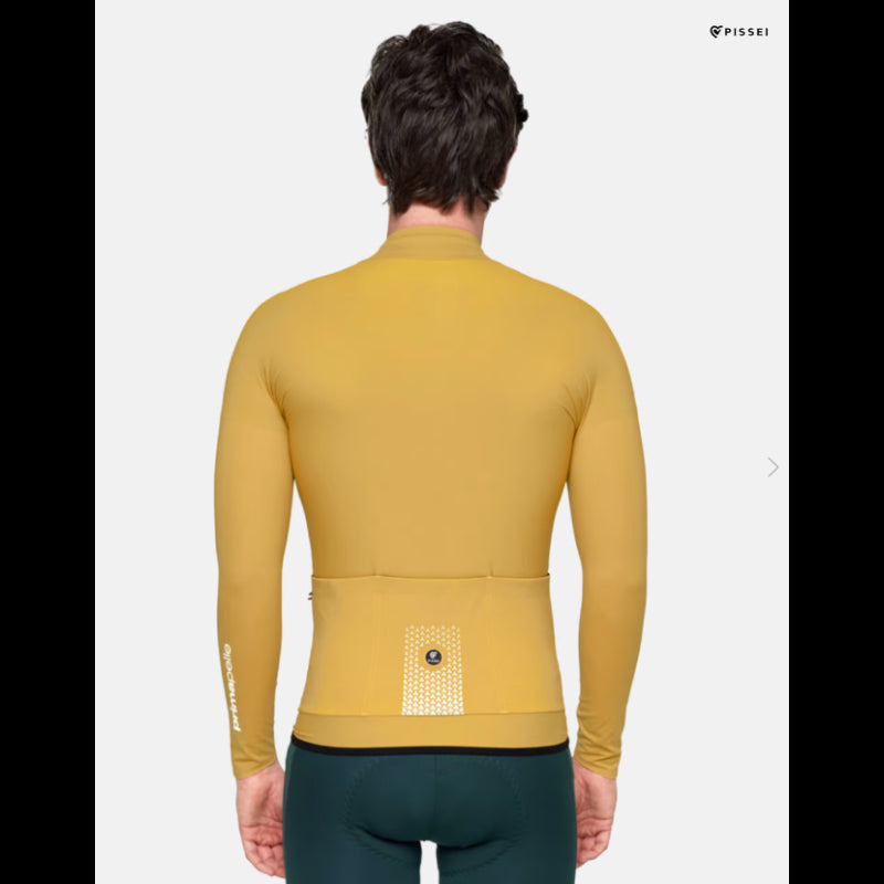 Pissei Maglia Manica Lunga Prima Pelle Giallo Oro