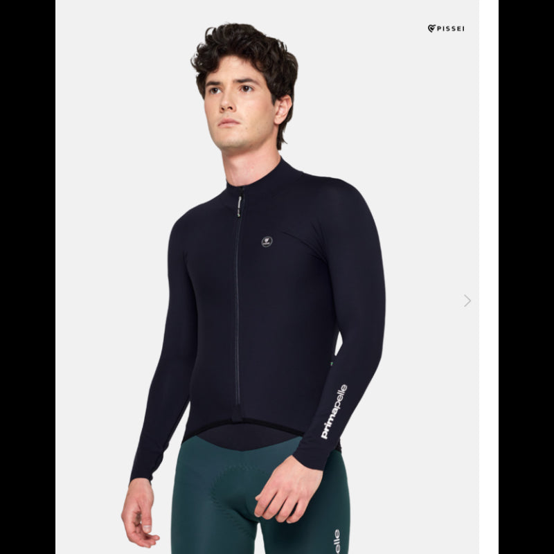 Pissei Maglia Manica Lunga Prima Pelle Blue/Black