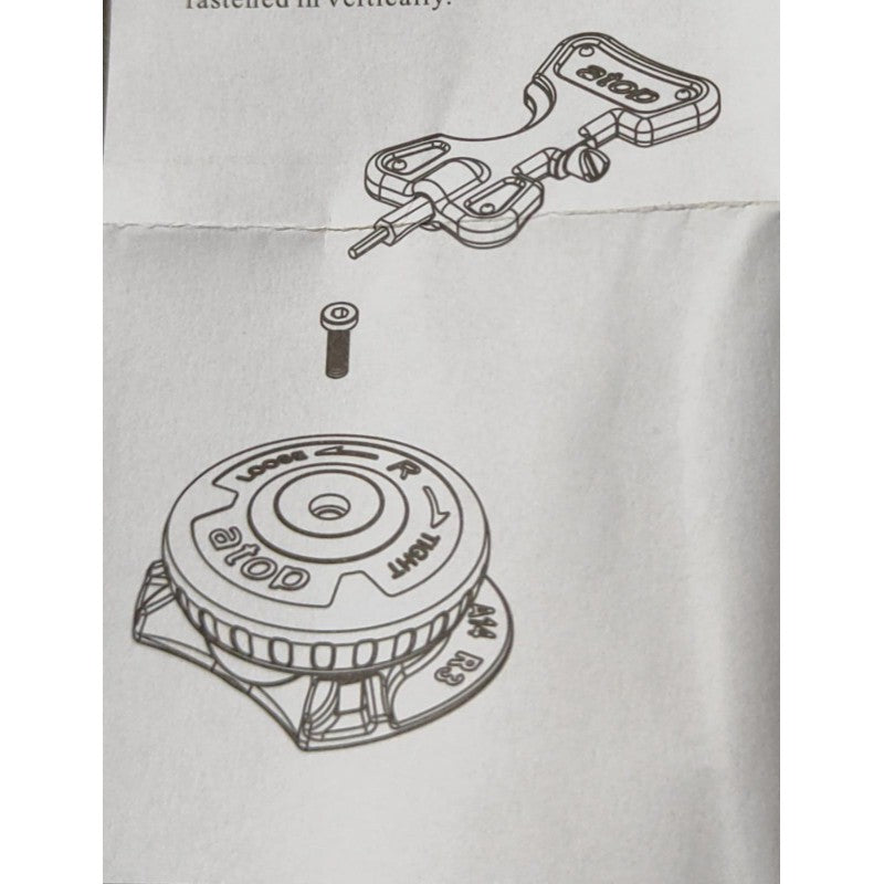 Atop O'Neal Chiave Lace Tensioner Kit Nero