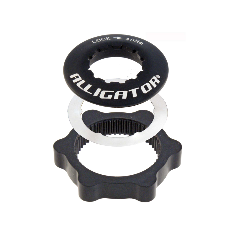 Alligator Adattatore Dischi Centerlock Nero