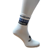 Sportful Calze Saxo Bank 9 Cm White