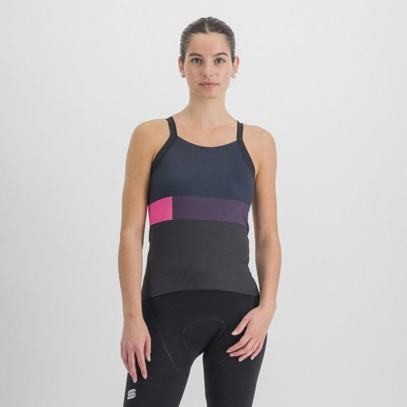 Sportful Top Donna Snap Black/Galaxy Blu