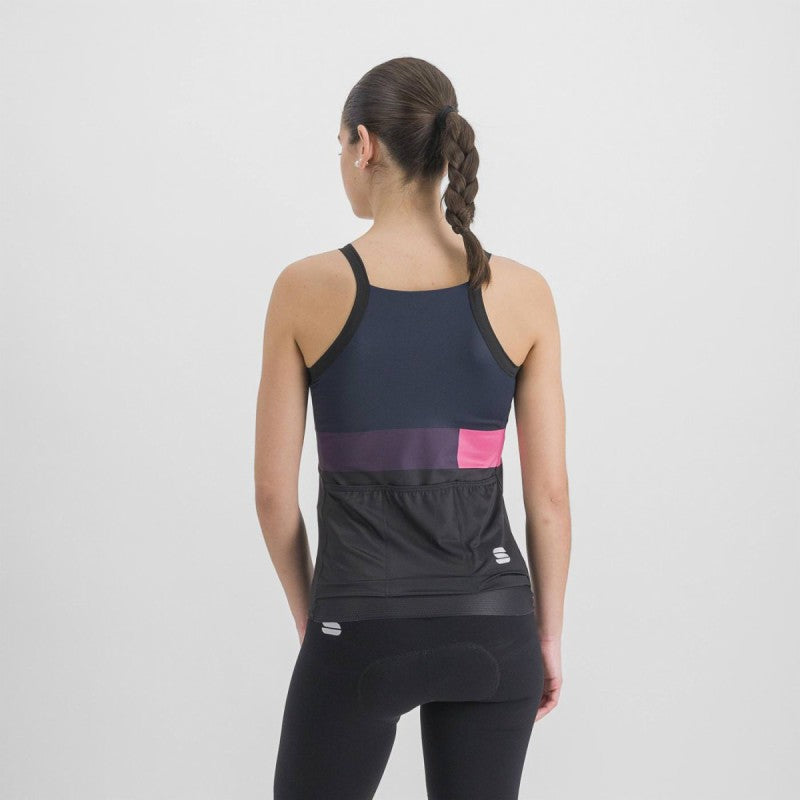 Sportful Top Donna Snap Black/Galaxy Blu