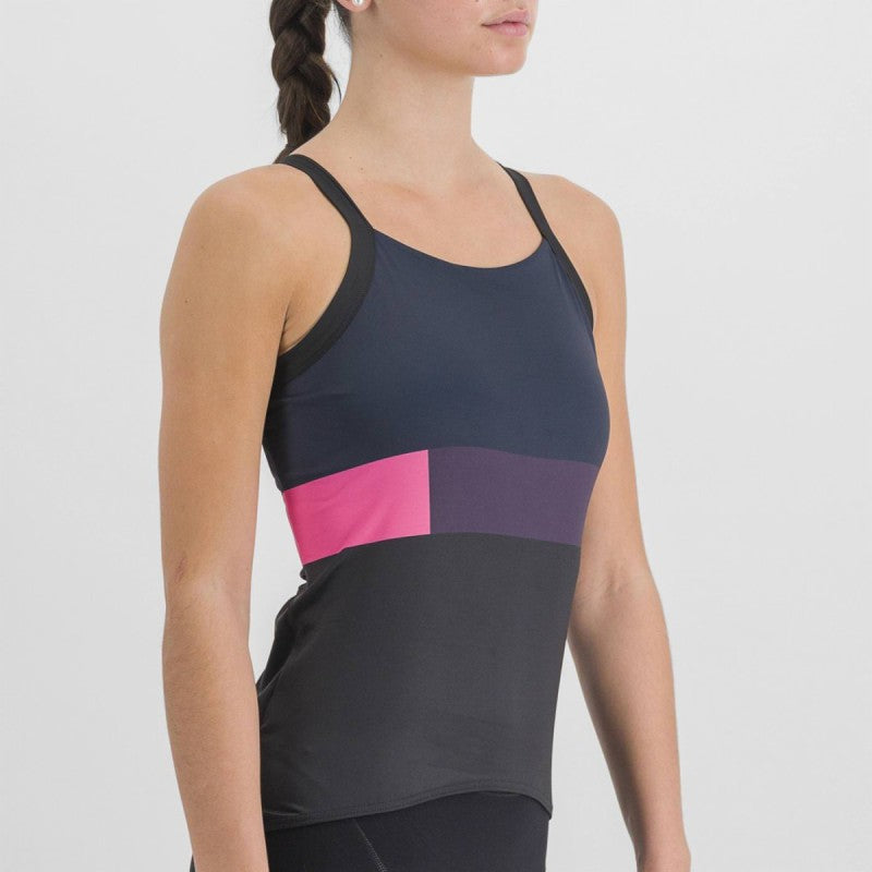 Sportful Top Donna Snap Black/Galaxy Blu